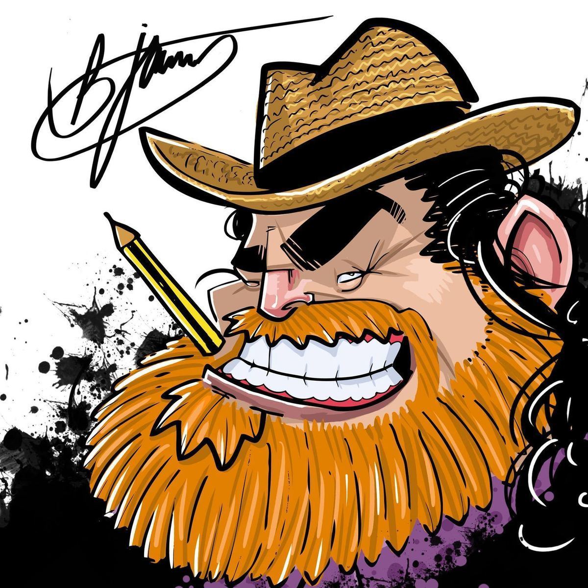 Barrie James Caricature